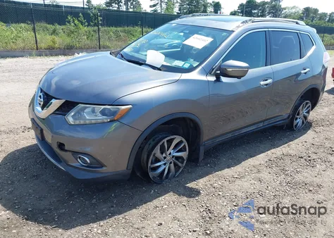 2015 Nissan Rogue Sl из США, поврежденный, VIN 5N1AT2MVXFC843137